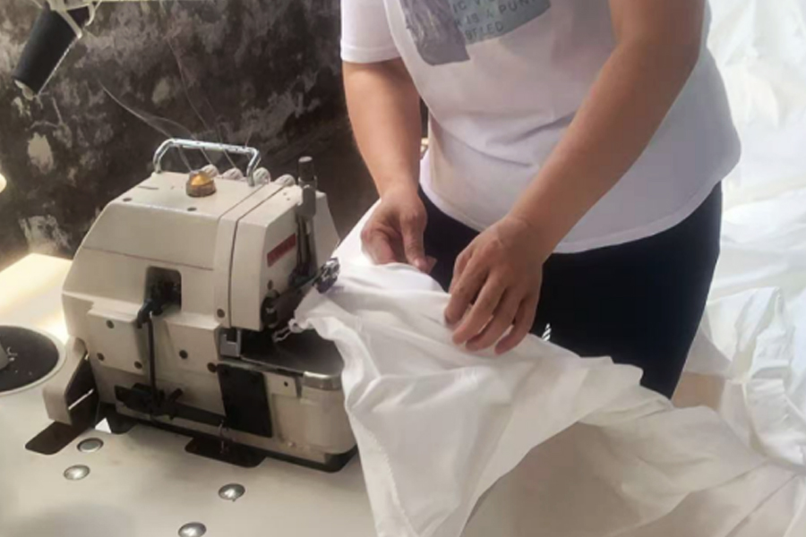 Táirgeadh monarcha dathaithe-limistéar ceann fuála éadach liath