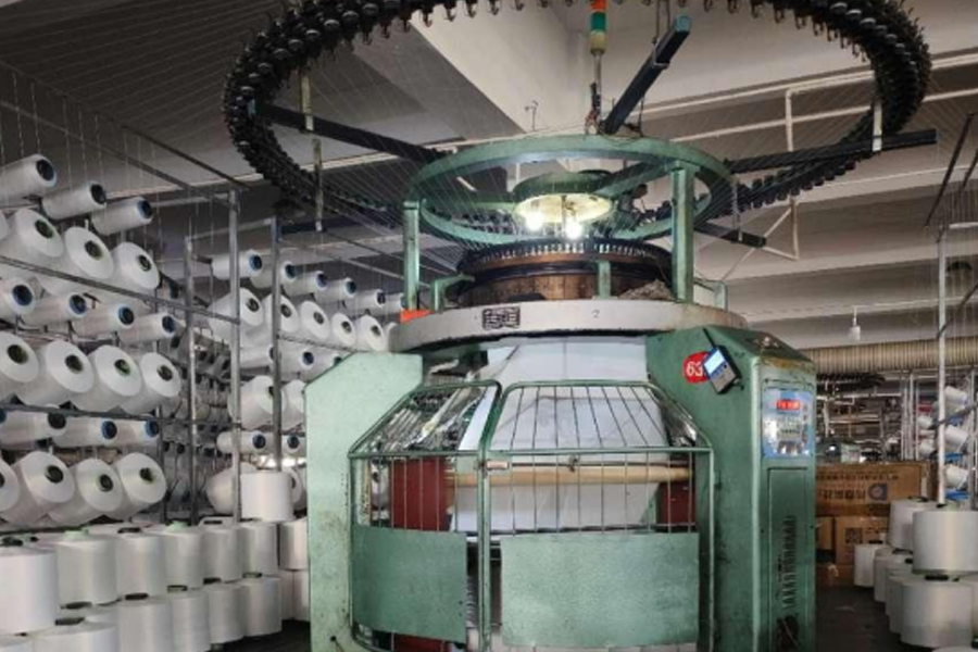 Múnla táirgeadh fabraic liath-chos ard aon-Thaobh