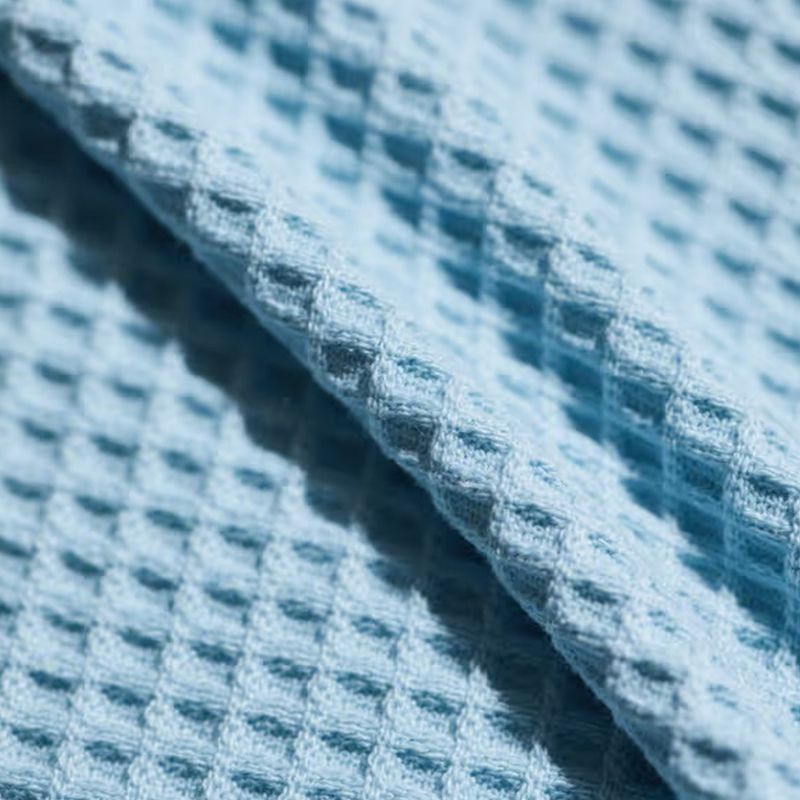 Fabraicí chompord cniotáilte waffle